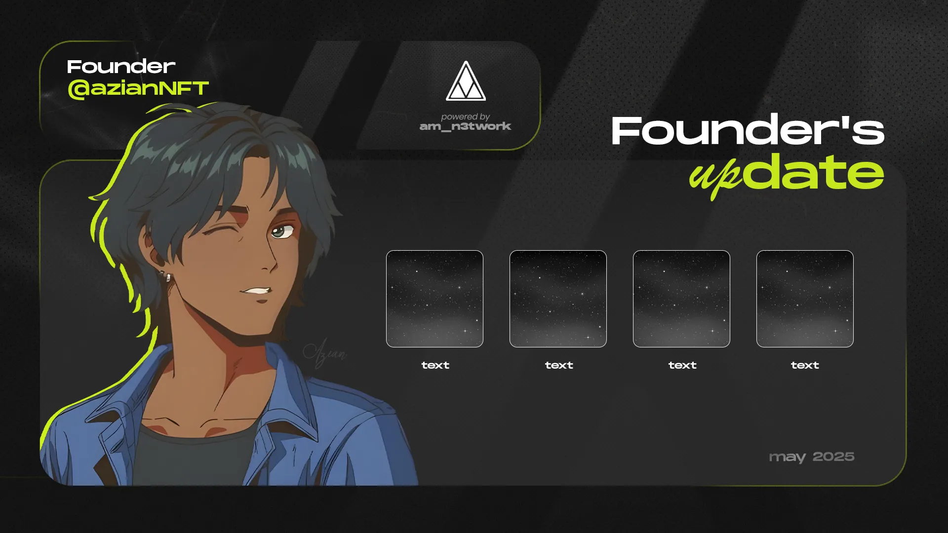 AM Network Social Media design by Lufense